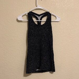 Lululemon Black and White Speckled Women's Tank Top
